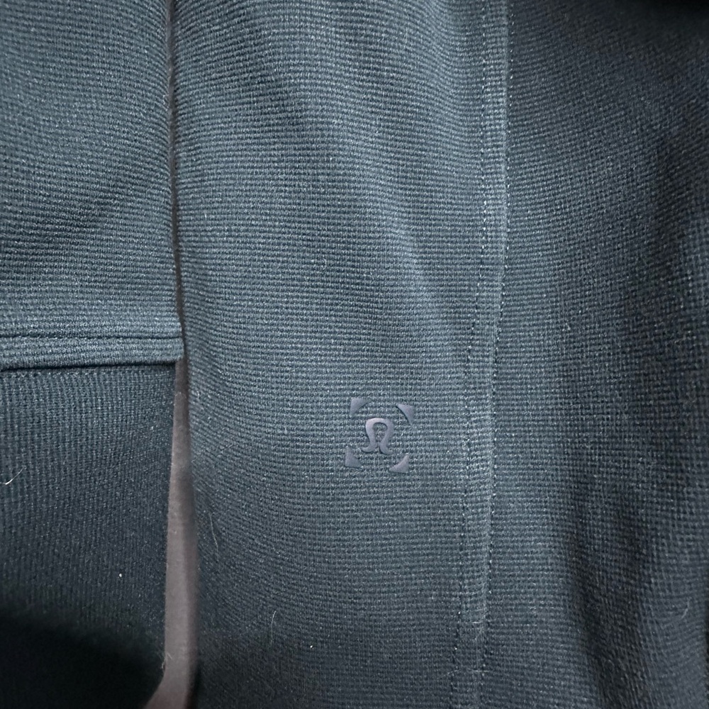 Lululemon Sojourn Track Jacket Zip Performance Stretch M Nocturnal Teal - Picture 2 of 5